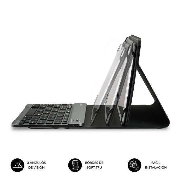 Subblim Keytab Pro Funda con Teclado Bluetooth Gris Subblim Keytab Pro Funda con Teclado Bluetooth Gris